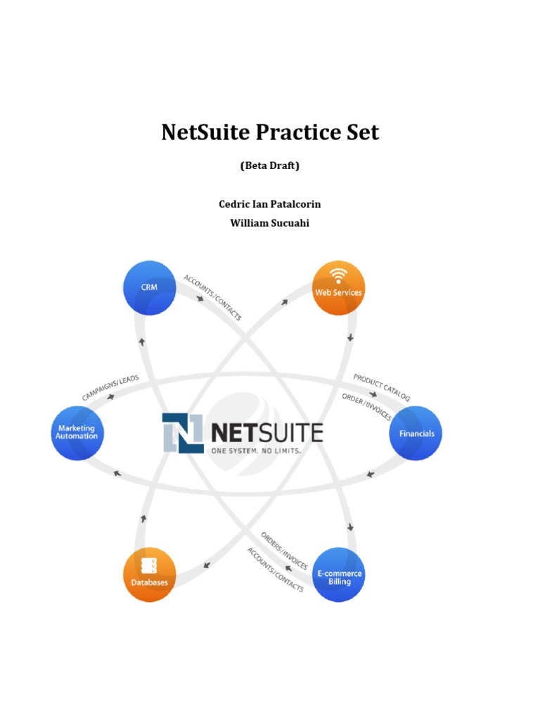 NetSuite Accounting Practice Set Guide | PDF | Expense | Cloud Computing