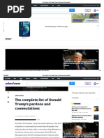 The Complete List of Donald Trump's Pardons and Commutations