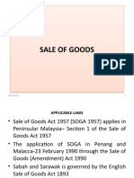 Law 416 Sale of Goods (2) Chapter 4