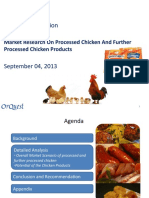 Report On Processed Chicken and Further Processed Chicken Items11