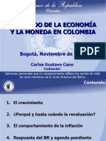 La economía y moneda de Colombia en 2006: crecimiento del PIB del 6% impulsado por la inversión interna
