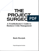 Boris Hornjak The Project Surgeon A Troubleshooters Guide To Business Crisis Management 2001
