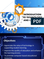 Introduction To Technology and Learning