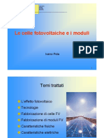 Appunti Di Ing Mirko Paglia - Supsi Fotovoltaico - 2 - Le Celle Fotovoltaiche E I Moduli - Ip