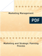 12 MM - Marketing and Strategic Planning Process