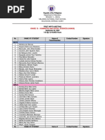 Attendance Sheet For HRPTA