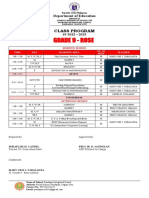 Class Program Template