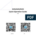 Dvr/Avr/Nvr Quick Operation Guide: Android Ios