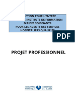 Projet Professionnel FO As Pour ASHQ