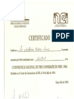 ALIDE - Conferencia Nacional de Virus Informáticos Perú 1994