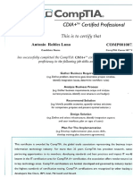 20080607 - CompTIA - CDIA+ Certification Details