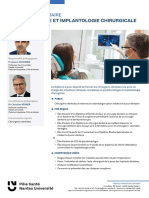 Prog - Parodontologie Et Implantation Chirurgicale - DU