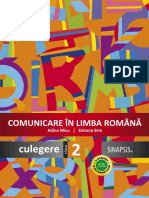 Culegere - Comunicare in Limba Romana - Clasa 2