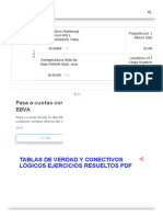 TABLAS DE VERDAD Y CONECTIVOS LÓGICOS EJERCICIOS RESUELTOS PDF