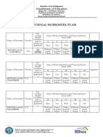 Teachers Workweek Plan Accomplishment Report MOVs