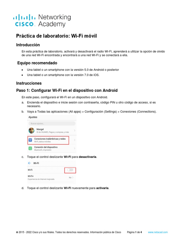 7.5.1.2 Lab Mobile WiFi Download Free PDF Wifi Android