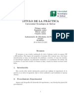 Informe Ejemplo de Laboratorio Fluidos