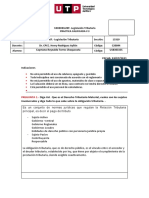 Tercera Practica de Legislacion Tributaria