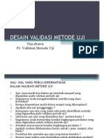 Desain Validasi Metode Uji