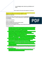 La Psicología Como Ciencia y Profesi6n en El Perú