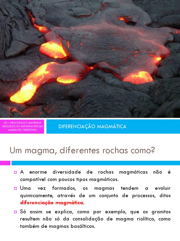 Diferenciação - Magmatica | PDF | Magma | Rocha ígnea