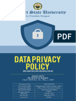 BSU Data Privacy Policy Overview