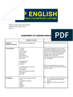MAIL FOR EVALUATING THE KID LEARNER'S ENGLISH ABILITY- Miss Ngoc Anh La