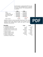 CVP Analysis of Mahjong Corp's Liang and Liong Figures