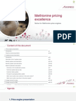 Adisseo Methionine Pricing Strategy - Manual For APAC&Europe Quotation Tools
