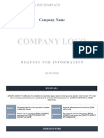 Request For Information Template 19