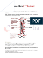 Blood Supply of Bone-Dr - Gosai