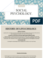 Social Psychology - pptxHISTORY