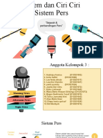 Sistem Dan Ciri-Ciri Sistem Pers. Kelompok 3