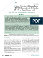 Breast Cancer Stem Cells Derived Extracellular Vesicles Affe - 2022 - Clinical B