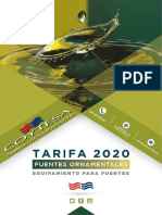 Tarifa Fuentes 2020 by Coytesa