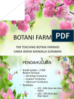 Botani Farmasi Minggu 1