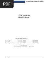 Fadal 2006 Legacy CNC88 Operator Manual