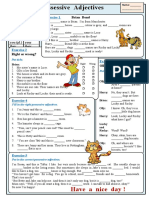 Possessive Adjectives