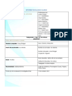 Informe Psicologico Clinico