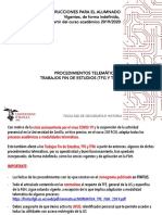 Procedimientos TFG y TFM online