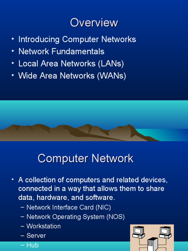 An Overview of Computer Network Fundamentals, Classifications, and