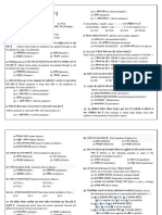 JET TEST 14 Chemistry