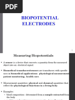 Lecture 7 - Biopotential Electrodes