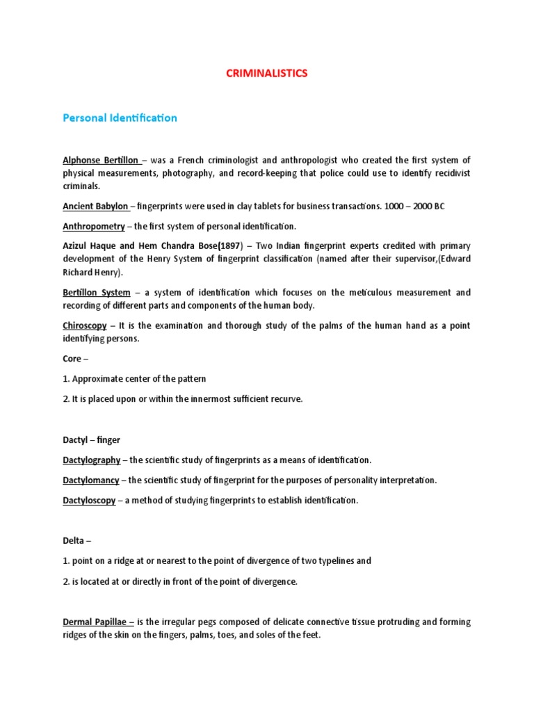 Fingerprint | PDF | Fingerprint