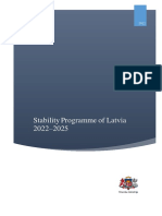 Latvia Stability Programme 2022-2025 Fiscal Strategy