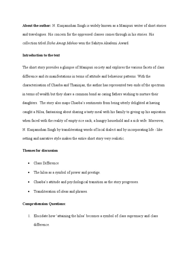 Taste of Hilsa | PDF