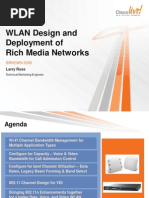 Download Wireless LAN Design and Deployment of Rich Media Networks by Cisco Wireless SN59806348 doc pdf