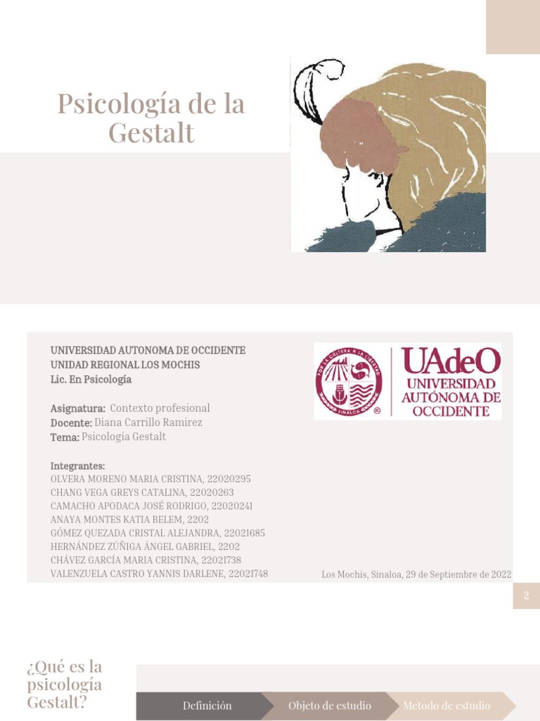 Psicología de La Gestalt | PDF | Percepción | Ciencia cognitiva