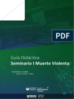 Guía Didáctica - Muerte Violenta: Autopsia y Criminalística