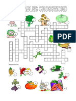 Vegetables Crossword Key Fun Activities Games Games Tests - 6902